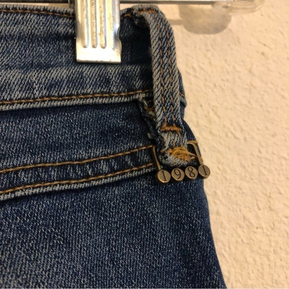 Guess Vintage 1981 Skinny Blue High Waist Jeans Women Size 27 - Picture 11 of 11